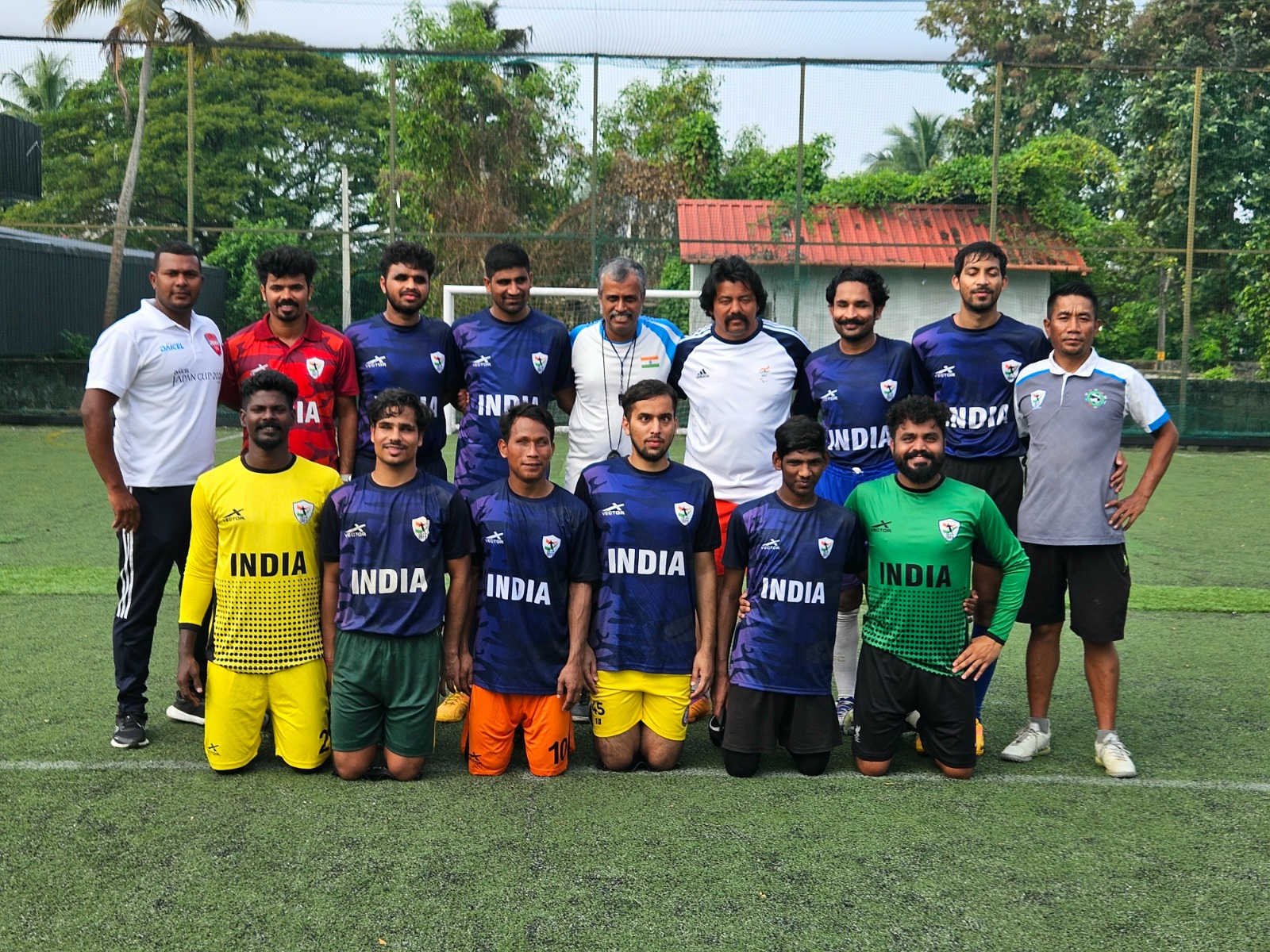 vishnu with team group photo